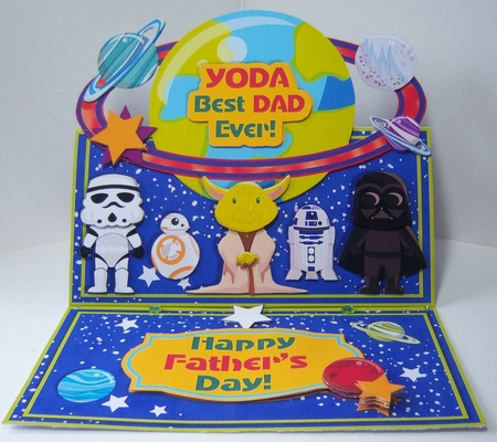 CIRCLET EASEL KIT - YODA Best Dad Ever! by Katie Silver