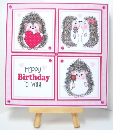 Hedgy Love Squares Mini Kit by Katie Silver