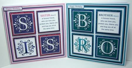 FAMILY DEFINITION SQUARES Humorous 7.5 Quick Layer Cards Bumper Kit by Katie Silver