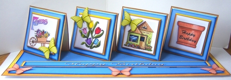 LG-DL QUAD Easel Card Kit-4 by Katie Silver