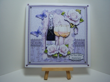 CHAMPAGNE CELEBRATIONS 7.8 Decoupage & Insert Bumper Kit  by Katie Silver
