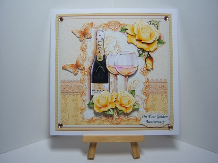 CHAMPAGNE CELEBRATIONS 7.8 Decoupage & Insert Bumper Kit  by Katie Silver