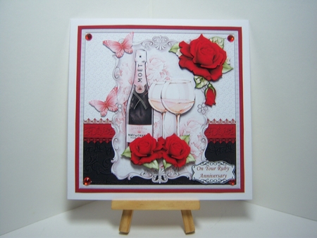 CHAMPAGNE CELEBRATIONS 7.8 Decoupage & Insert Bumper Kit  by Katie Silver
