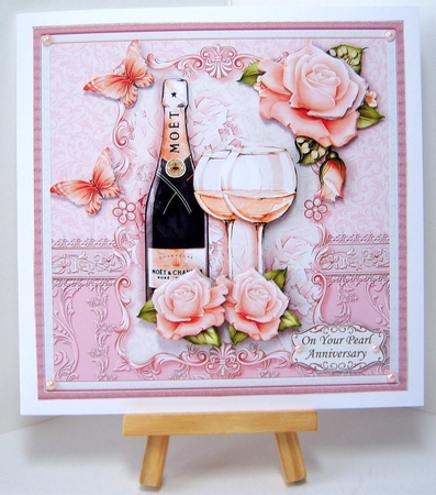 CHAMPAGNE CELEBRATIONS 7.8 Decoupage & Insert Bumper Kit  by Katie Silver