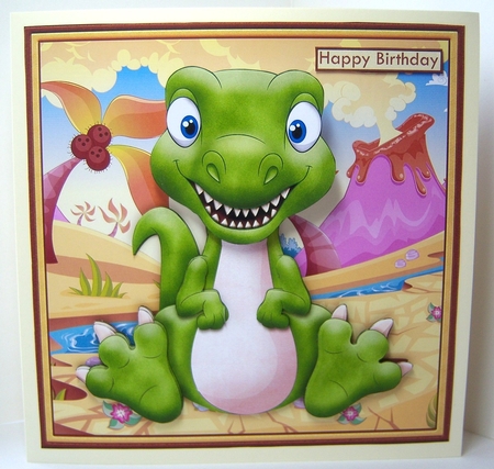 WOBBLY HEAD ANIMAL CARDS 7.5 Decoupage, Ages & Inserts Bumper Kit Set 2 by Katie Silver