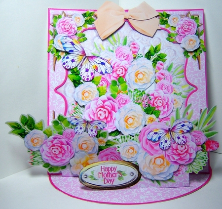 GIANT EASEL TABLEAU - GARDEN BOUQUETS - Camelia Heaven by Katie Silver