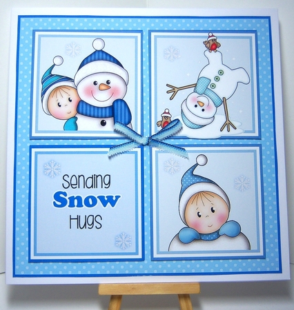 Baby Boy 1st Christmas Squares Mini Kit by Katie Silver