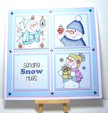 Chilly Christmas Squares Mini Kit by Katie Silver