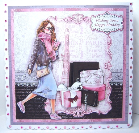 FASHION LADY SHOPPING 7.5 Decoupage & Insert Mini Kit by Katie Silver