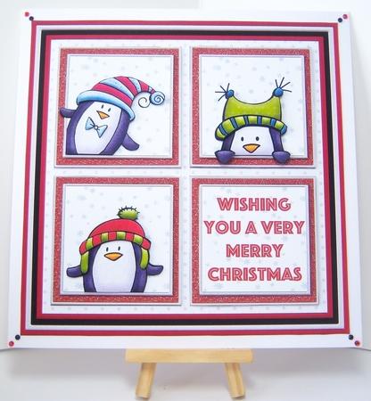 CHRISTMAS SQUARES 7.5 Quick Layer Cards & Insert Bumper Kit by Katie Silver