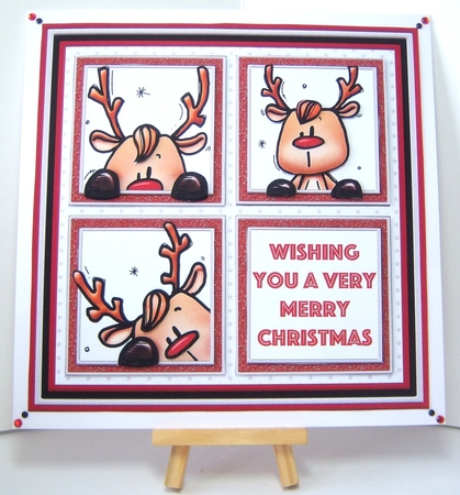 CHRISTMAS SQUARES 7.5 Quick Layer Cards & Insert Bumper Kit by Katie Silver