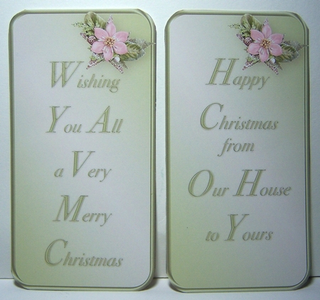A Visit from Santa - Stand-up Envelope Card Mini Kit by Katie Silver