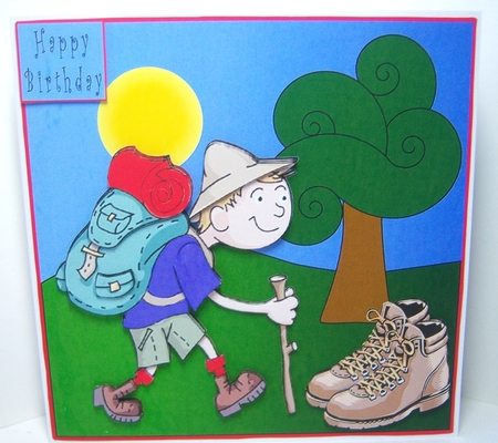 These Boots Were Made For Walking - Decoupage by Katie Silver