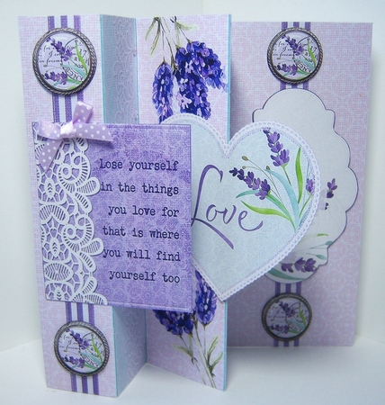 Find Yourself in Love Double Fold Back Card Mini Kit by Katie Silver