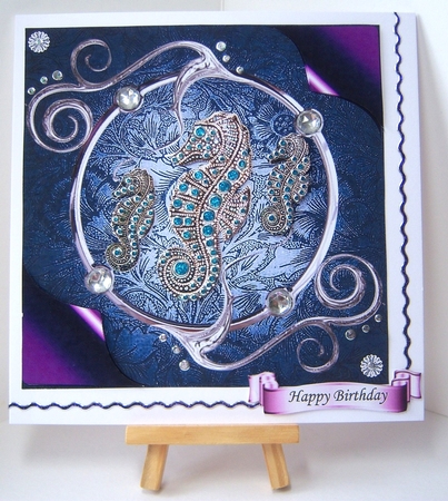 Sea-Horse Blue Gems mini kit by Katie Silver