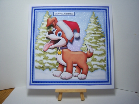 CHRISTMAS WOBBLY HEAD CARDS 7.5 Decoupage & Inserts Bumper Kit by Katie Silver