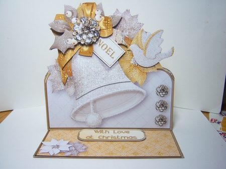 Christmas Bell - Easel Card Mini Kit by Katie Silver