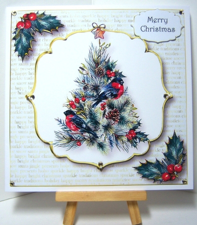 White & Gold - The Woodlands Christmas Tree by Katie Silver