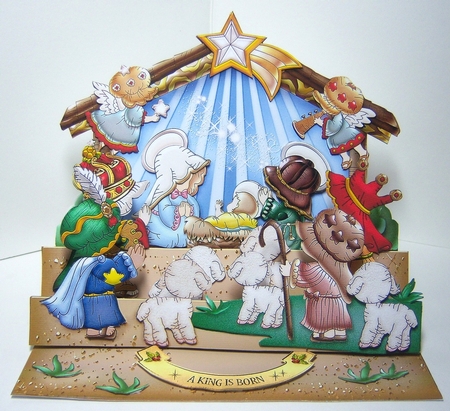 Holy Night Nativity Scene Triple Easel Kit by Katie Silver