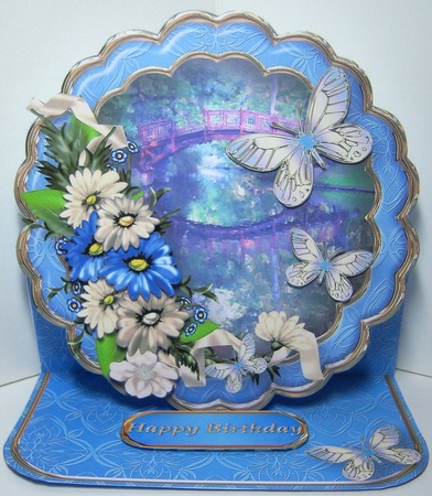 Butterfly Bridge - Framed Easel Card Mini Kit by Katie Silver