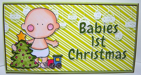 Babies 1st Christmas Money/Gift/Voucher Wallet/Pocket or Envelope by Katie Silver