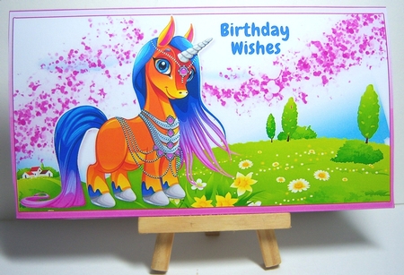 Pretty Unicorn Gift/Voucher/Money/Wallet/Envelopes by Katie Silver
