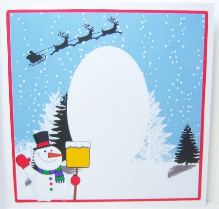 Happy Smiling Snowman - Insert by Katie Silver