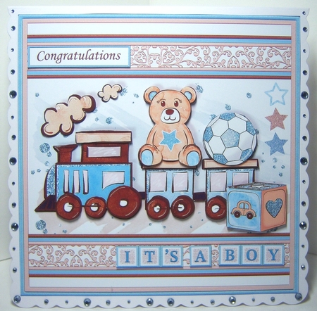 BABY BOY WORD KIT Personalise with Easy Cut Words & Alphabet Tiles by Katie Silver