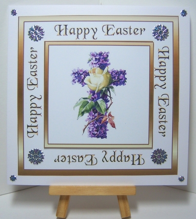 SC Easter floral cross by Katie Silver