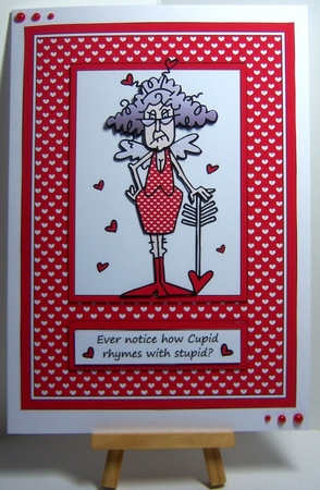 Funny Stella Valentine Topper by Katie Silver