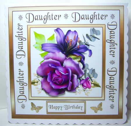 SC purple lily & rose (Daughter) by Katie Silver
