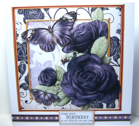 BUTTERFLY BLOSSOMS 4 SHEET MINI KIT BLACK by Katie Silver