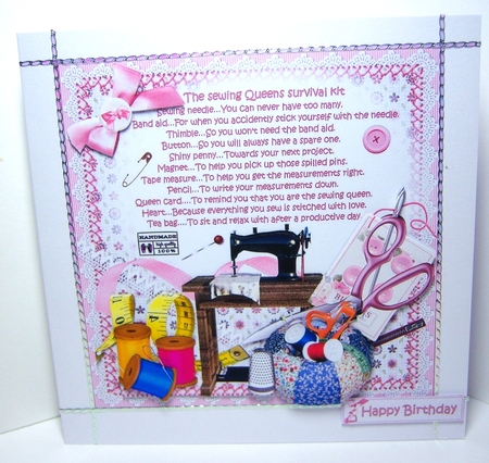 8x8 The sewing queen survival kit mini kit by Katie Silver