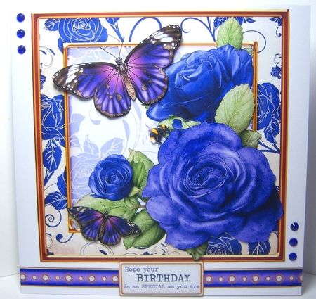 BUTTERFLY BLOSSOMS 4 SHEET MINI KIT PURPLE by Katie Silver