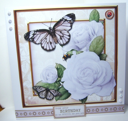 BUTTERFLY BLOSSOMS 4 SHEET MINI KIT WHITE by Katie Silver