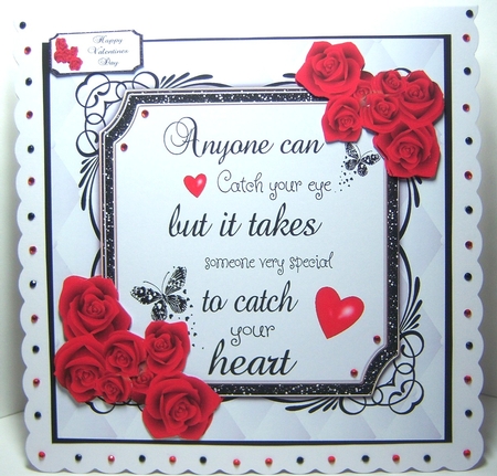 Anyone Can Catch Your Eye...... Unisex Valentine 8x8 Mini Kit by Katie Silver