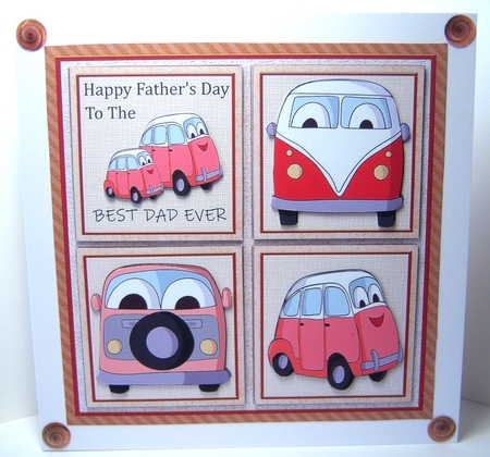 Car Characters Fathers Day Mini Kit by Katie Silver
