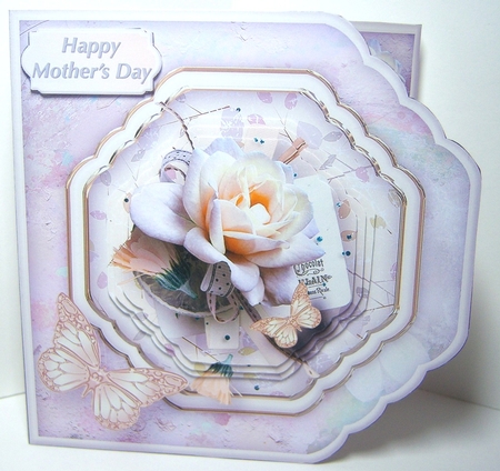Cream Rose - Cut Corners Card Mini Kit by Katie Silver