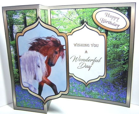 FB Horses & bluebells by Katie Silver
