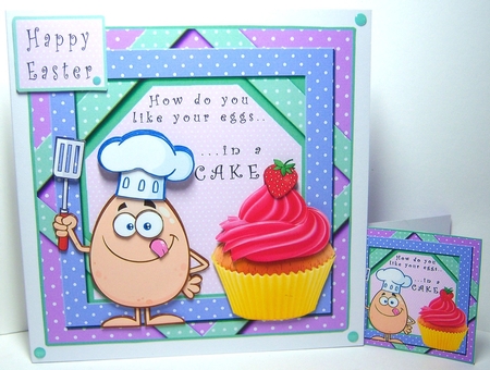 How Do You Like Your Eggs - Decoupage by Katie Silver