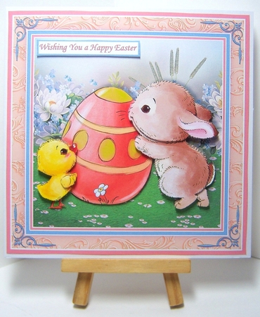 EASTER CUTIES 7.5 Decoupage & Insert Mini Kit by Katie Silver