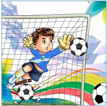 8x8 what a goalie! mini kit by Katie Silver