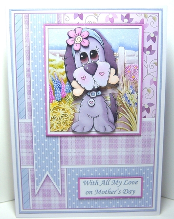 BARKING MAD A5 Decoupage & Insert Kit by Katie Silver