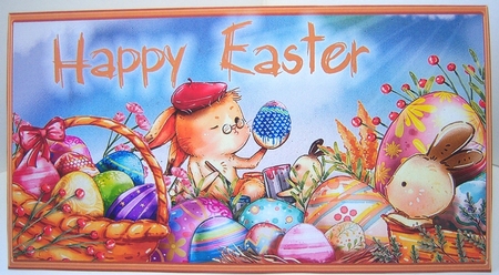 Bunny Artist Easter Money/Gift/Voucher Wallet/Pocket/Envelope by Katie Silver
