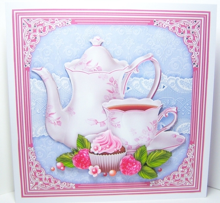 BEST CHINA Anniversary Get Well Retirement 7.5 Decoupage & Insert Kit by Katie Silver