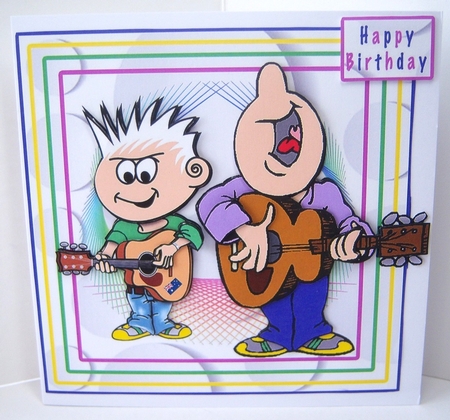 You Rock - Decoupage by Katie Silver