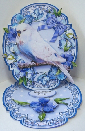 Feathered Friends Shaped Easel Bumper-1 by Katie Silver