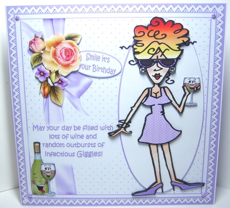 8x8 Rita wine and giggles mini kit by Katie Silver