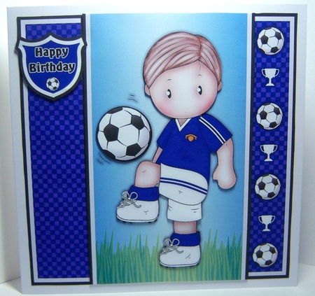 Football Andy 2 Blue Mini Kit With Ages 3 to 7 yrs by Katie Silver