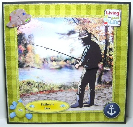 Gone Fishing Mini Kit - Retirement / Fathers Day / Birthday by Katie Silver